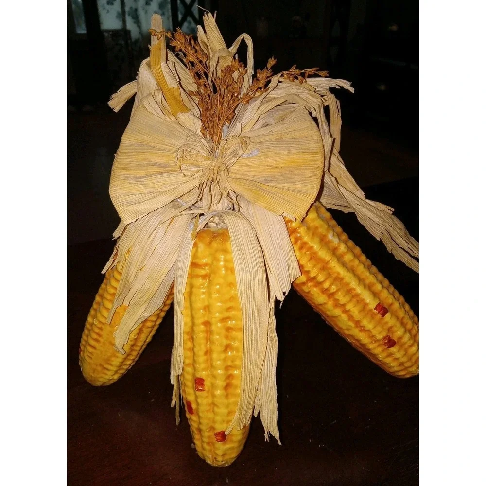 Artificial Fake‎ Pumpkins Fall Decorations Crafts Table Decor Pinecones Corn